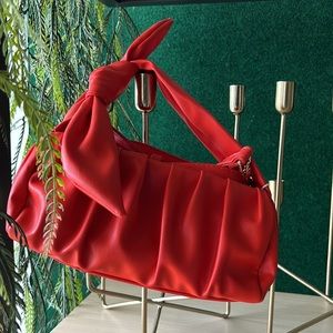 Vibrant orange handbag